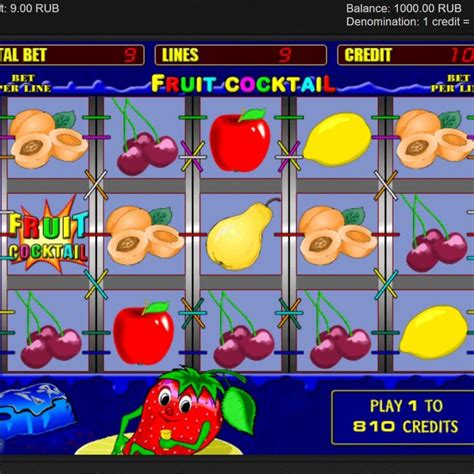 fruit cocktail slot machine mod apk